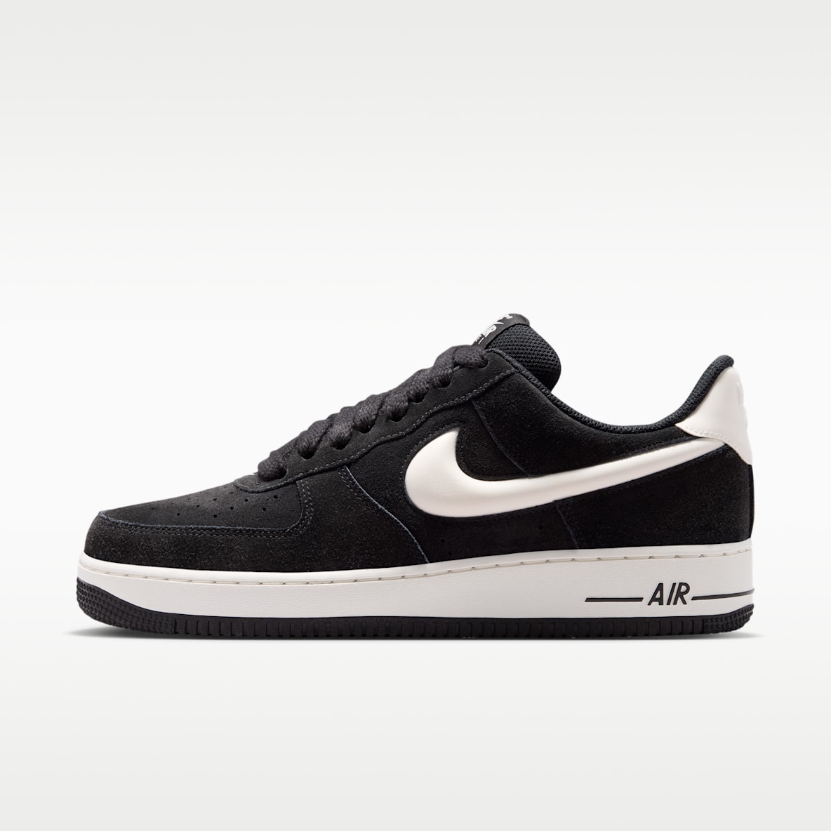 Erkek Siyah Air Force 1 Düşük Bilek Ayakkabılar. Nike TR
